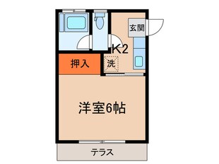 サンハイツの物件間取画像